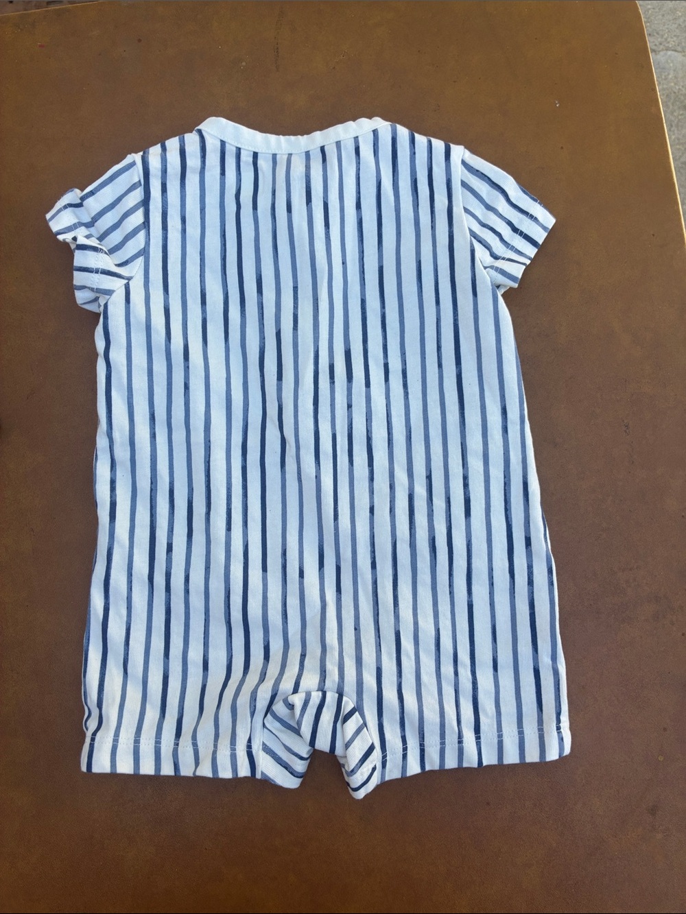 Ralph Lauren Baby Boy Striped Cotton Henley Shortall 6M - Picture 2 of 12
